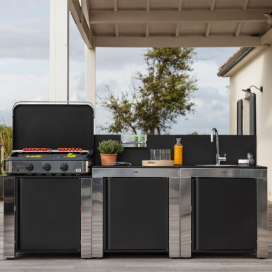 Cuisine extérieure MODULO CLASSIC 3 modules inox ENO