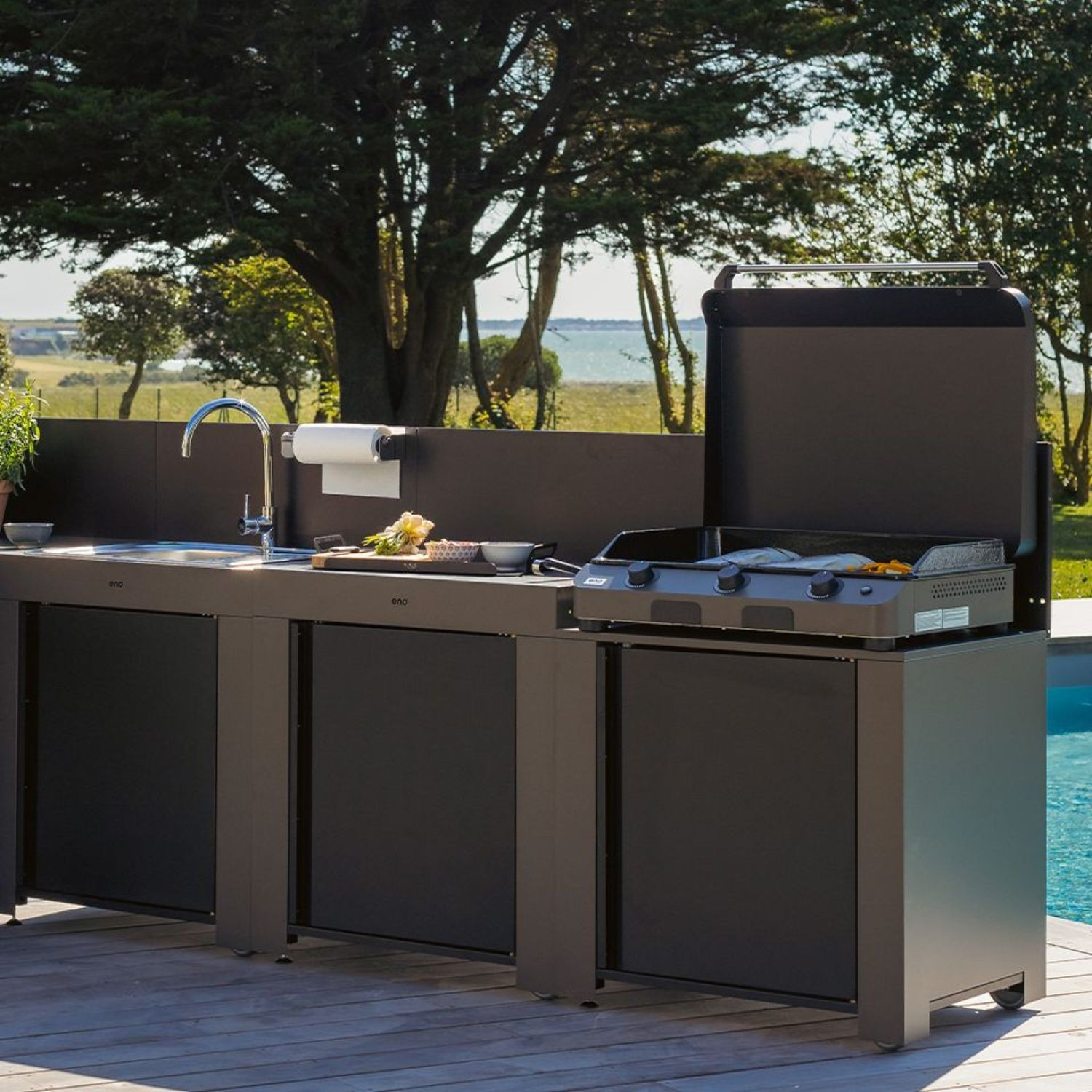 Cuisine extérieure MODULO CLASSIC 3 modules Cargo ENO