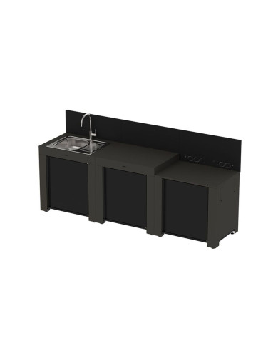 Cuisine extérieure MODULO CLASSIC 3 modules Cargo ENO