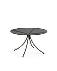 SKAAL black marble ceramic rectangular bistro table 4/6 people Les Jardins