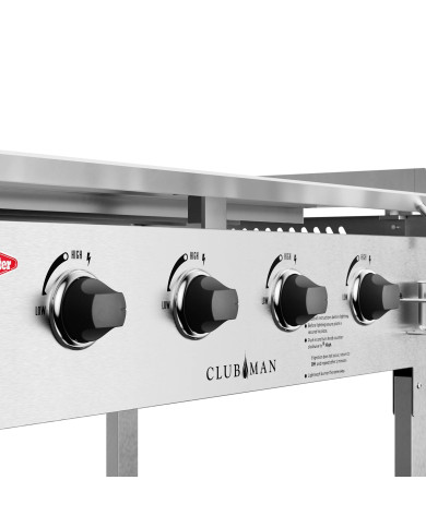 Barbecue plancha gaz CLUBMAN Acier inoxydable BEEFEATER