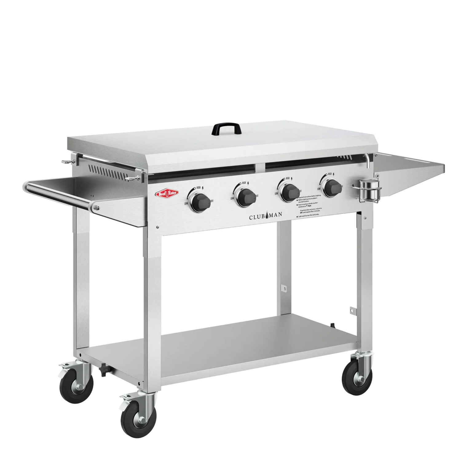 CLUBMAN Stainless Steel gas plancha barbecue BEEFEATER