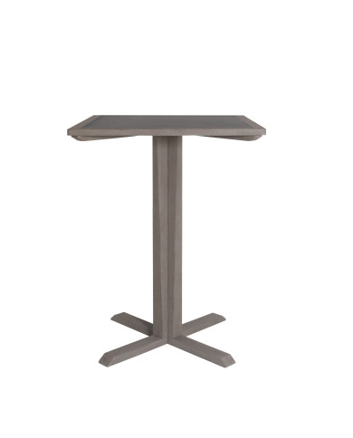 SKAAL black marble ceramic high dining table Les Jardins