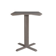 SKAAL black marble ceramic high dining table Les Jardins