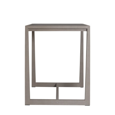SKAAL black marble ceramic high table 2/4 people Les Jardins
