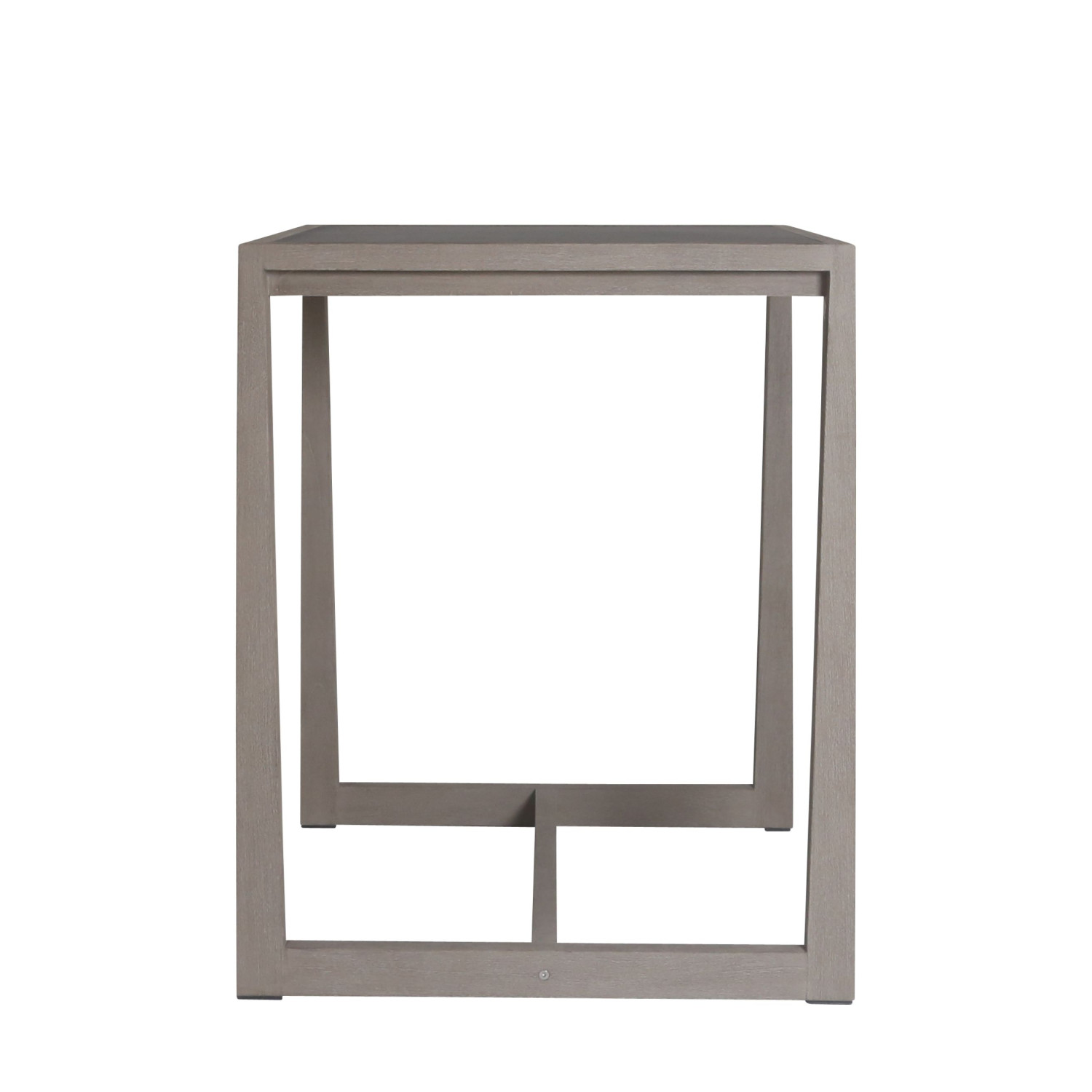 SKAAL black marble ceramic high table 2/4 people Les Jardins