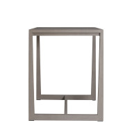 SKAAL black marble ceramic high table 2/4 people Les Jardins