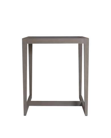 SKAAL black marble ceramic high table 2/4 people Les Jardins
