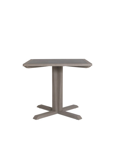 Table carrée 2 personnes céramique marbre noir SKAAL Les Jardins