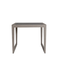 SKAAL black marble ceramic bistro table for 2/4 people Les Jardins