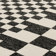 CARPRETTY GRAND Square Affair cream/anthracite indoor outdoor rug Fatboy