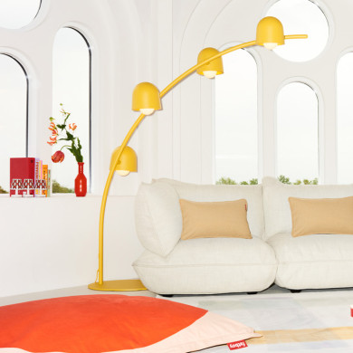 Lampadaire arc BIG LEBOW Banana Yellow Fatboy