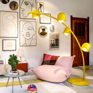 Lampadaire arc BIG LEBOW Banana Yellow Fatboy