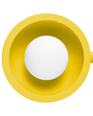 BIG LEBOW Banana Yellow arc floor lamp Fatboy