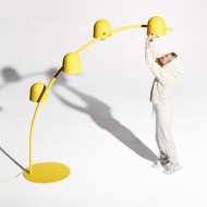 Lampadaire arc BIG LEBOW Banana Yellow Fatboy