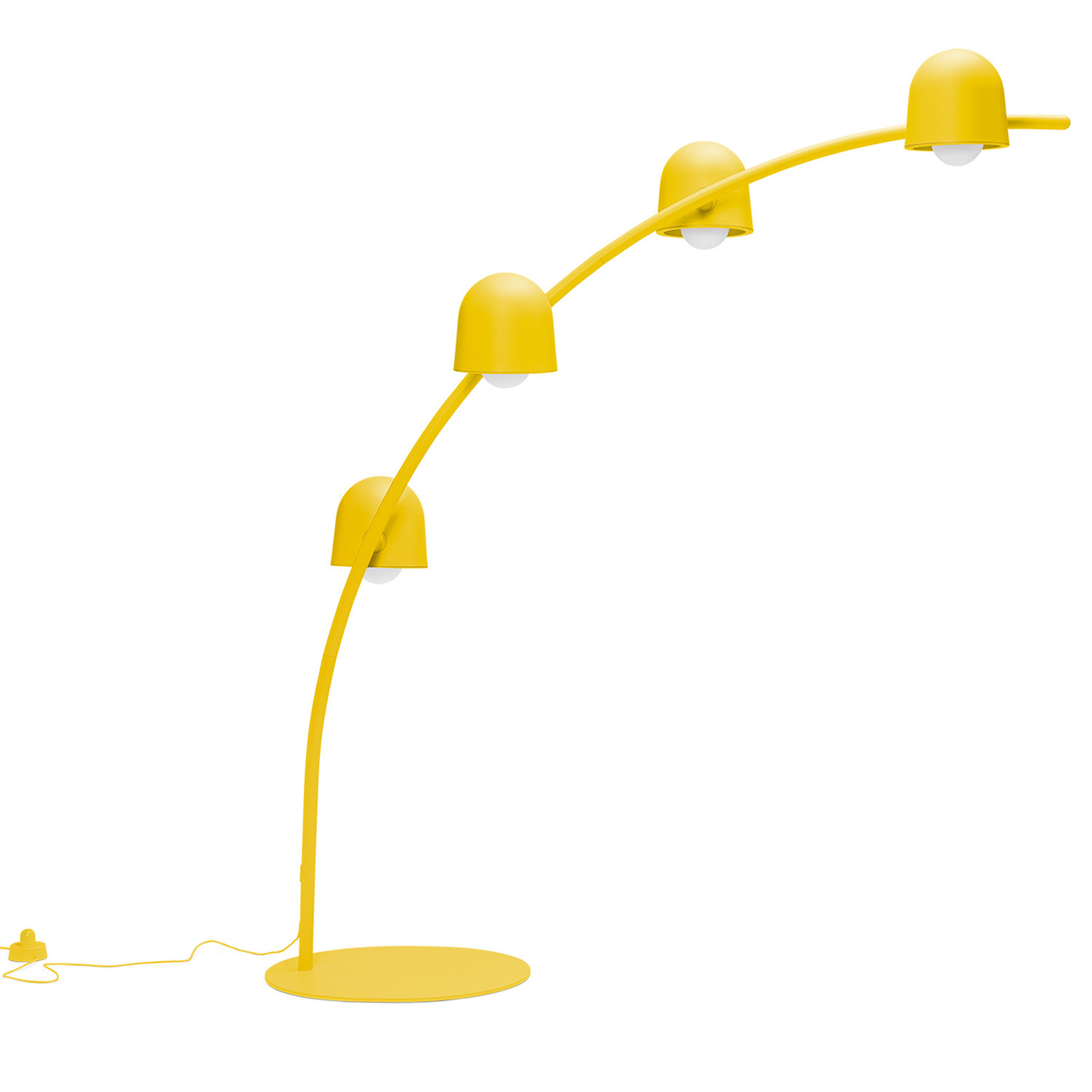 BIG LEBOW Banana Yellow arc floor lamp Fatboy