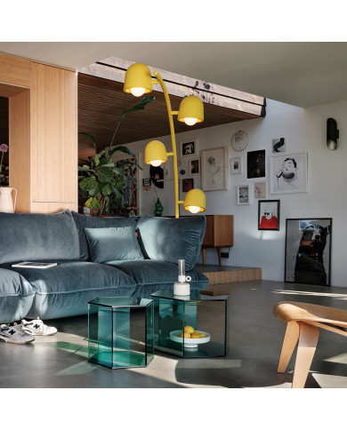 BIG LEBOW Banana Yellow arc floor lamp Fatboy