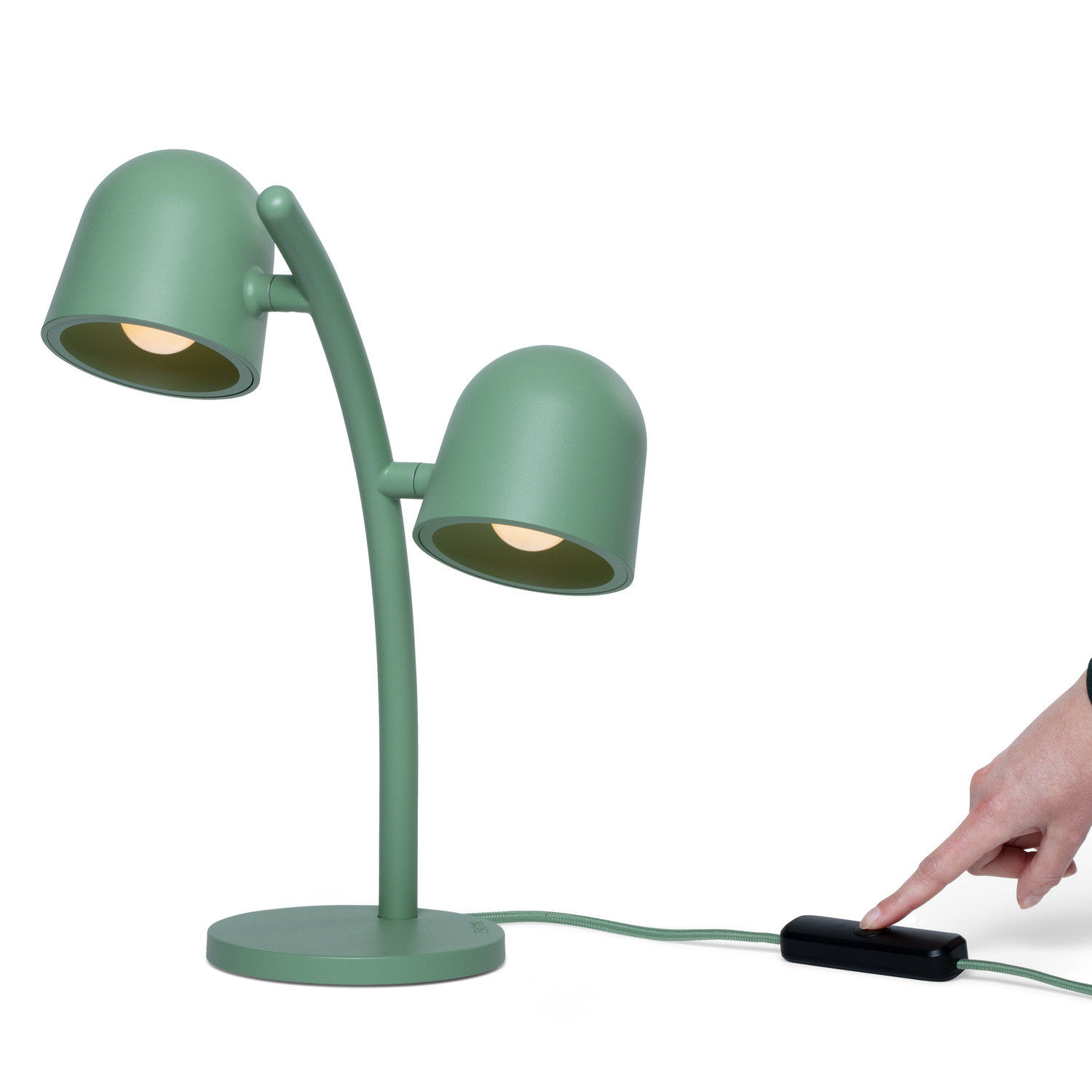 Lampe à poser LITTLE LEBOW Grasshopper Green Fatboy