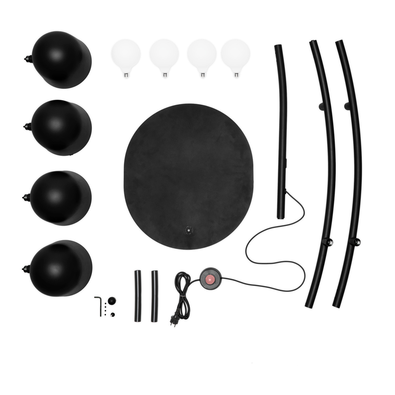 Lampadaire arc BIG LEBOW Anthracite Fatboy