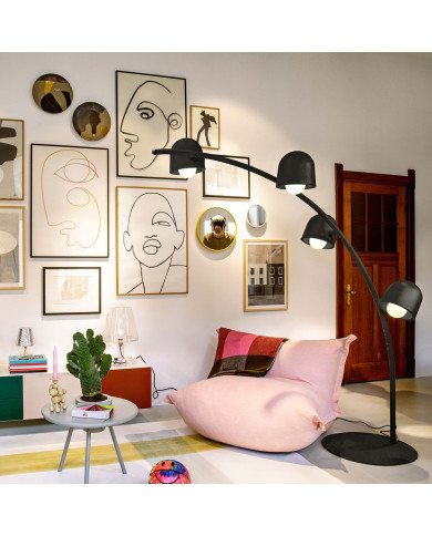 BIG LEBOW Anthracite arc floor lamp Fatboy