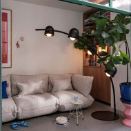 Lampadaire arc BIG LEBOW Anthracite Fatboy