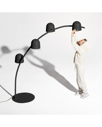 Lampadaire arc BIG LEBOW Anthracite Fatboy