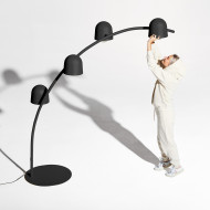 BIG LEBOW Anthracite arc floor lamp Fatboy