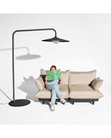 ARCHIGRANDE Anthracite outdoor arc floor lamp Fatboy