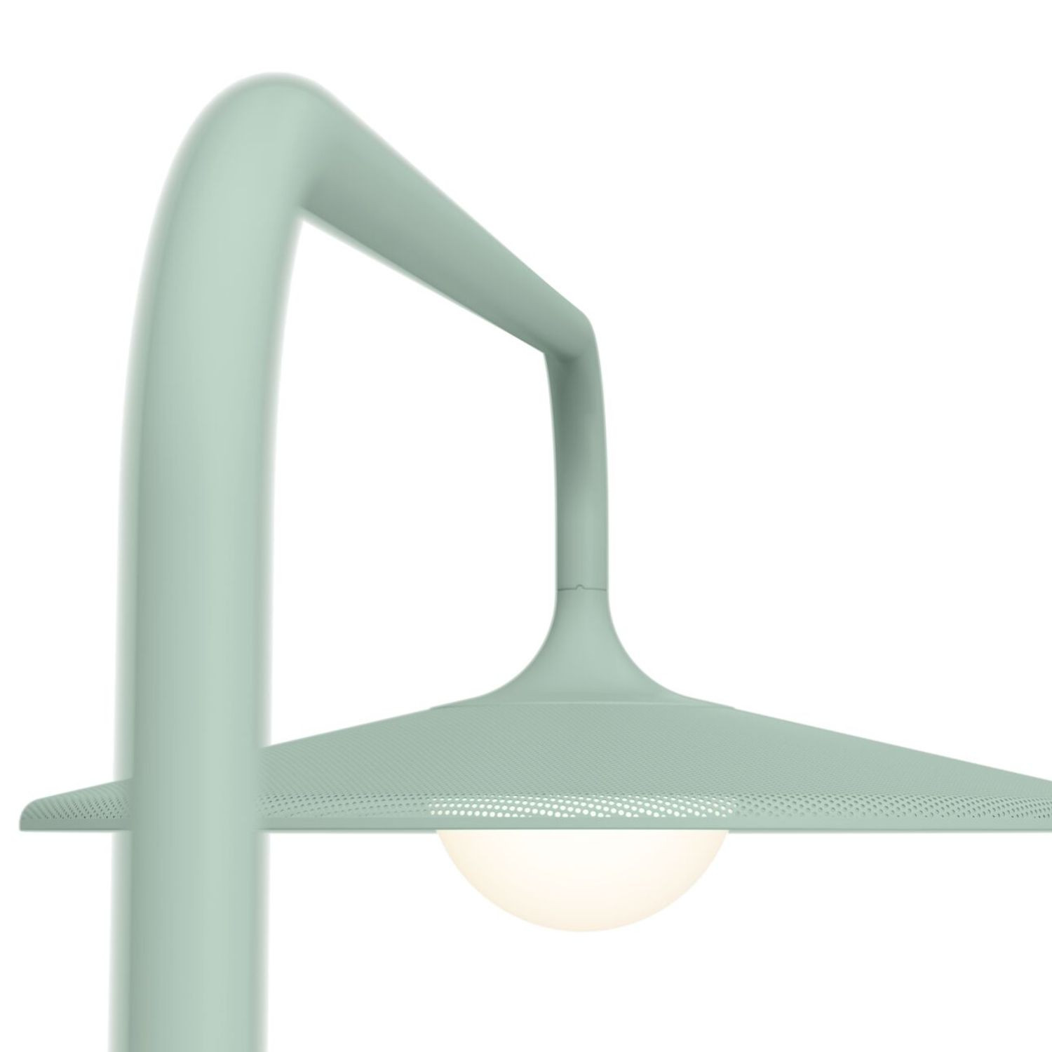 ARCHIGRANDE Mist Green outdoor arc floor lamp Fatboy