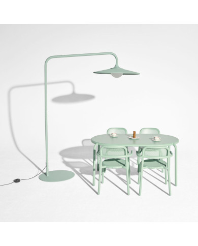 ARCHIGRANDE Mist Green outdoor arc floor lamp Fatboy