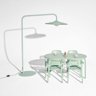 Lampadaire d'extérieur ARCHIGRANDE Mist Green Fatboy