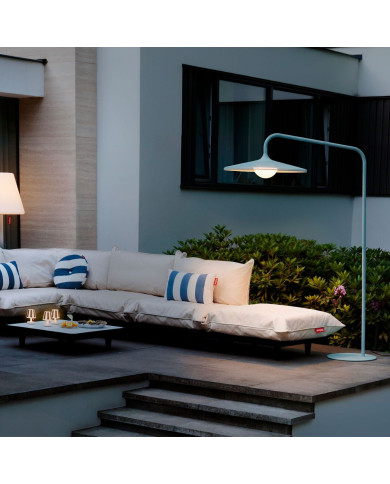 ARCHIGRANDE Mist Green outdoor arc floor lamp Fatboy