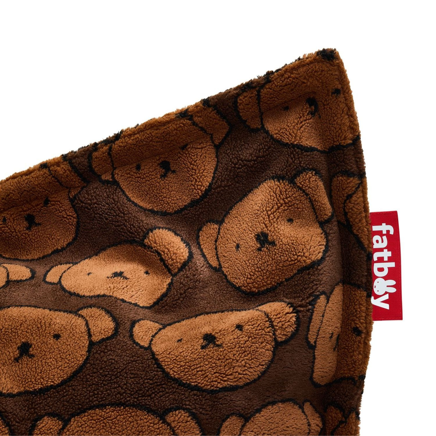 Pouf intérieur ORIGINAL SLIM Teddy × Boris Brown Fatboy
