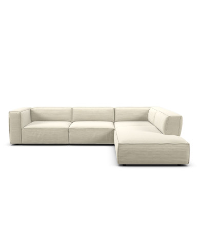TRAME corner sofa SYMPHONIE Natural fabric Les Jardins du Sud