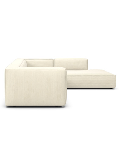 TRAME corner sofa SYMPHONIE Natural fabric Les Jardins du Sud