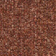 NIDO rounded armchair ELOA Cognac fabric Les Jardins du Sud