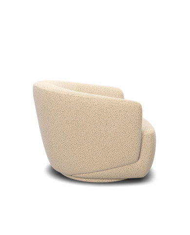 Fauteuil NIDO tissu LUMO naturel Les Jardins du Sud