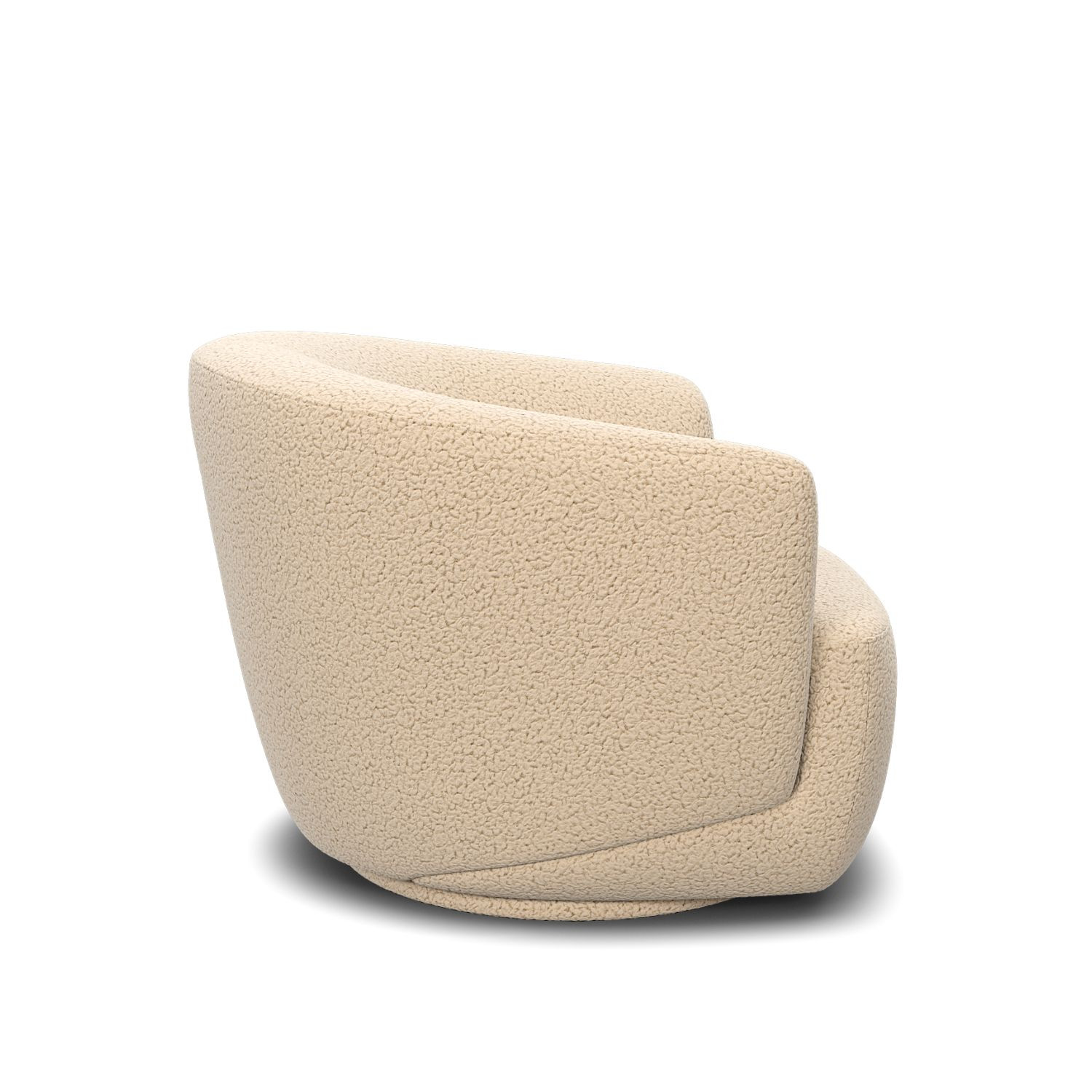 Fauteuil NIDO tissu LUMO naturel Les Jardins du Sud