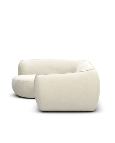 Canapé avec freechair ONDA tissu WIONA White Les Jardins du Sud