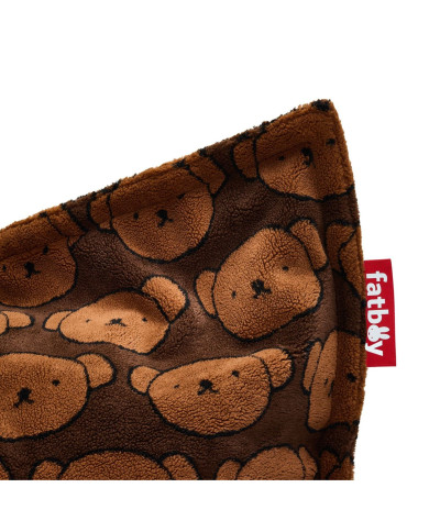 Pouf intérieur ORIGINAL SLIM Teddy × Boris Brown Fatboy