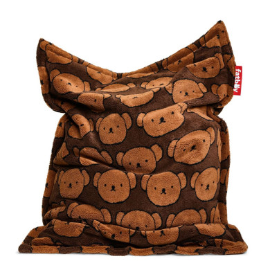 Pouf intérieur ORIGINAL SLIM Teddy × Boris Brown Fatboy