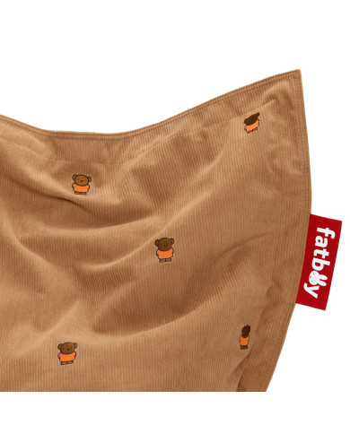 Pouf ORIGINAL SLIM CORD × BORIS Teddybear Fatboy