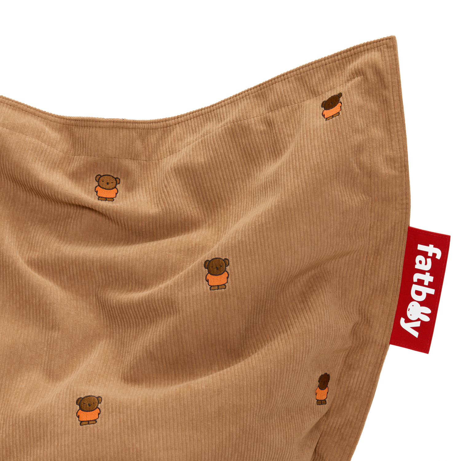 ORIGINAL SLIM CORD × BORIS Teddybear beanbag Fatboy