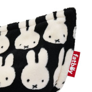 Pouf ORIGINAL SLIM TEDDY × MIFFY noir et blanc Fatboy