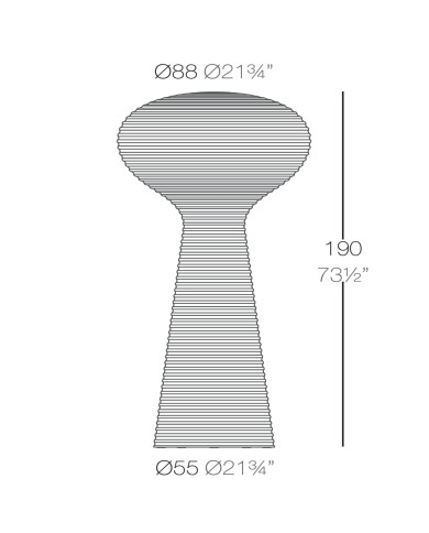 Lampadaire BLOOM VONDOM