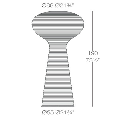 VONDOM Lampadaire BLOOM
